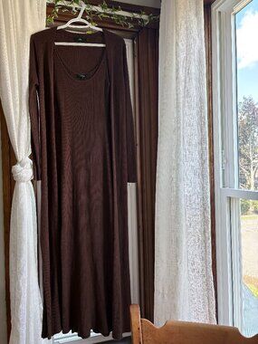 Lulus matching dress + sweater set